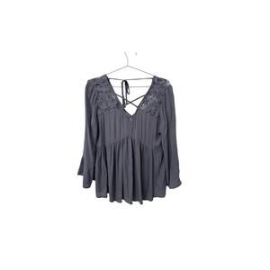 Boho peasant blouse Western Tiered Flowy Small Cotton New $45 American Eagle